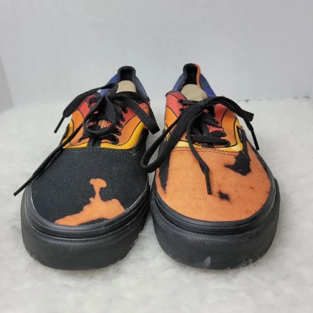 Vans Authentic Refract Black Rainbow  500714 Low Top Sneaker Shoes Size 9